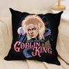 Fantasy Film LLabyrinth Cushion Cover Silky Short Plush Invisible Zipper Dustproof Sofa Pillow Case for Home Decor
