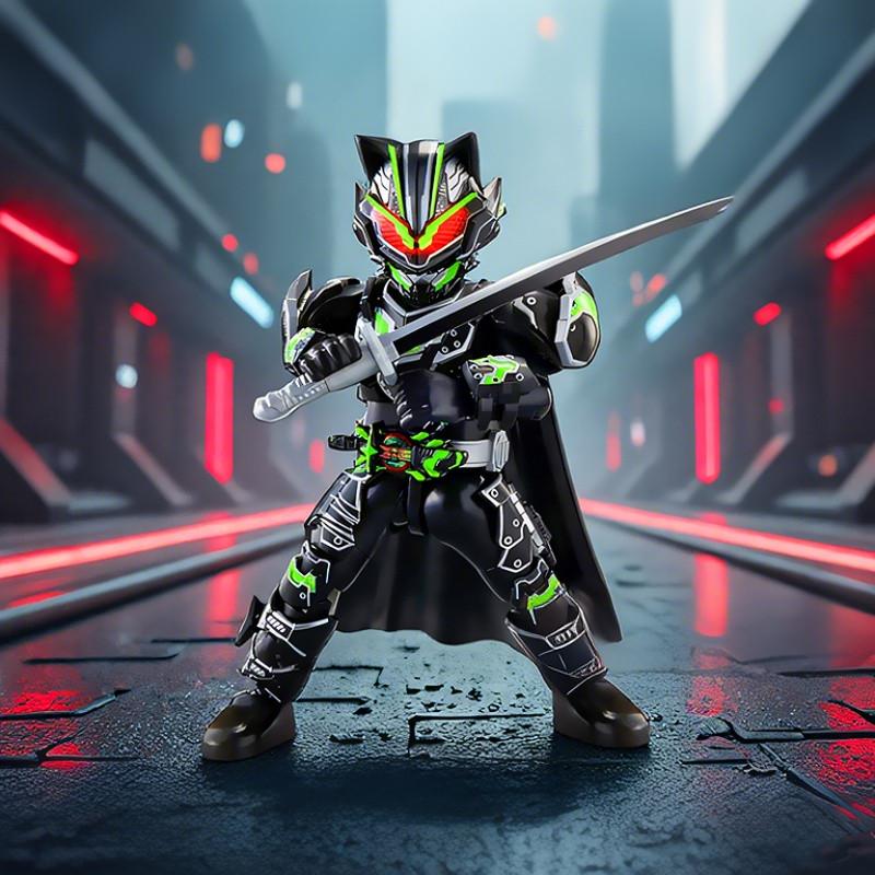 1/9Pcs BLOKEES Blind Box Episode 3 Survival Game Kamen Rider Ex-Aid Tycoon Saber Genm Glare Movable Model Assembled Toys