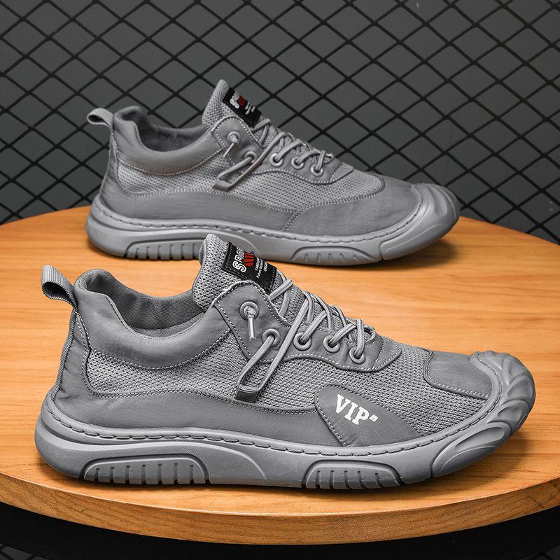 2025 Men's Shoes Mesh Breathable Shoes Mesh Shoes Outdoor Leisure Work Shoes Sports Trend Versatile Work Shoes