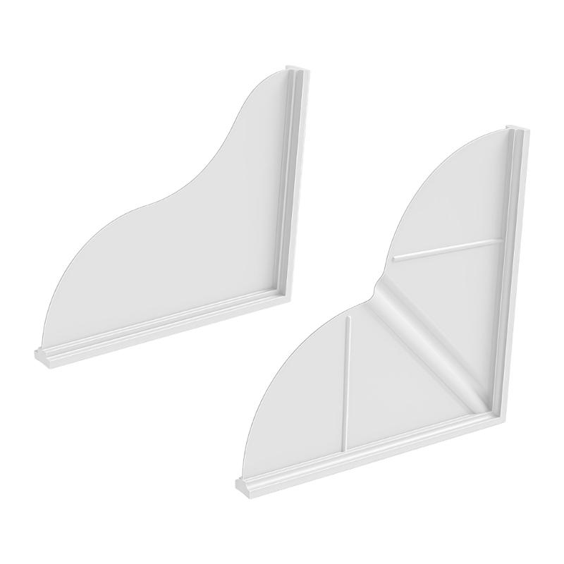 Bathroom Water Deflectors Waterproof Bathtubs Water Guards ResuableS Bathtubs Splashes Shield With Strong Adhesive