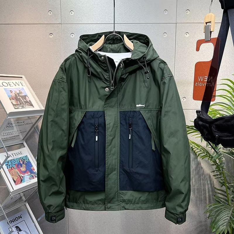 Men's Versatile Spring Hooded Workwear Jacket