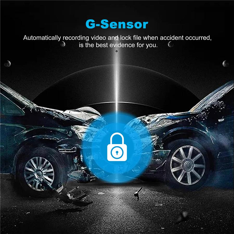 10.26" 4K For Carplay Car Mirror Dashboard Video Recording DVR APP Control USA