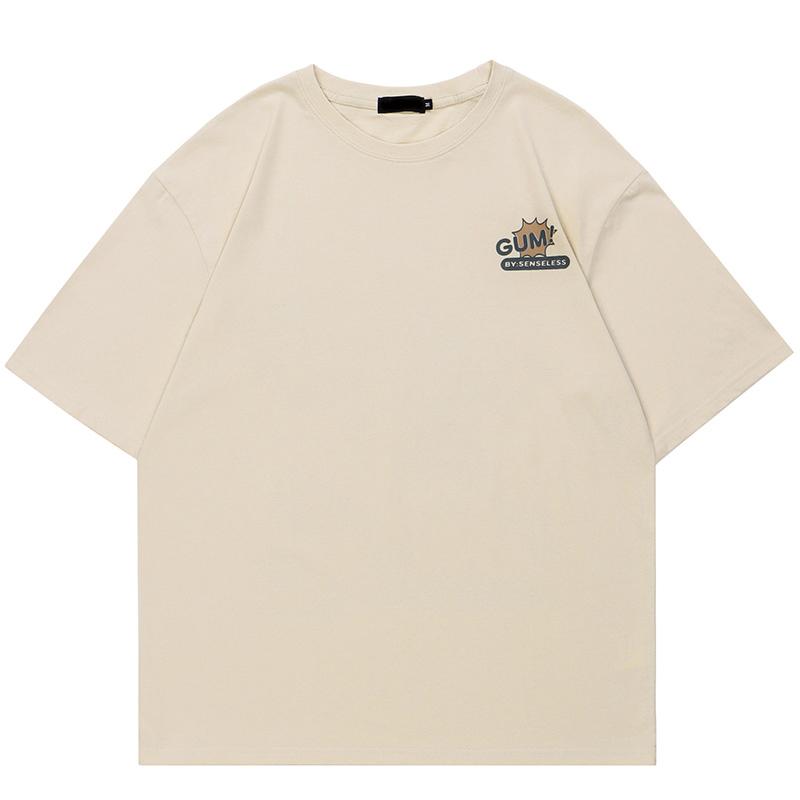 Camiseta estampada com desenho japonês Kanji