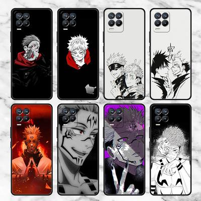 Cute Jujutsu Kaisen Anime Case For Realme 8 C21y GT Neo 2 3 8i C21 7 C11 6 C12 C35 C3 GT 9 Pro C12 Silicone TPU Phone Cover