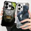 Monkey Memes Soft Phone Case For Xiaomi Redmi Note 14 15 Pro Plus 13 12 11S 11T 5G 10 9S 9 Plating Anti-Fall Fundas