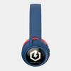 PowerLocus Buddy BlueRed Wireless LED MicroSD AUX Headphones for Kids