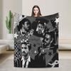 Jonathan Bailey Actor Flannel Blanket Comedy Custom Throw Blankets for Home cm Rug Piece