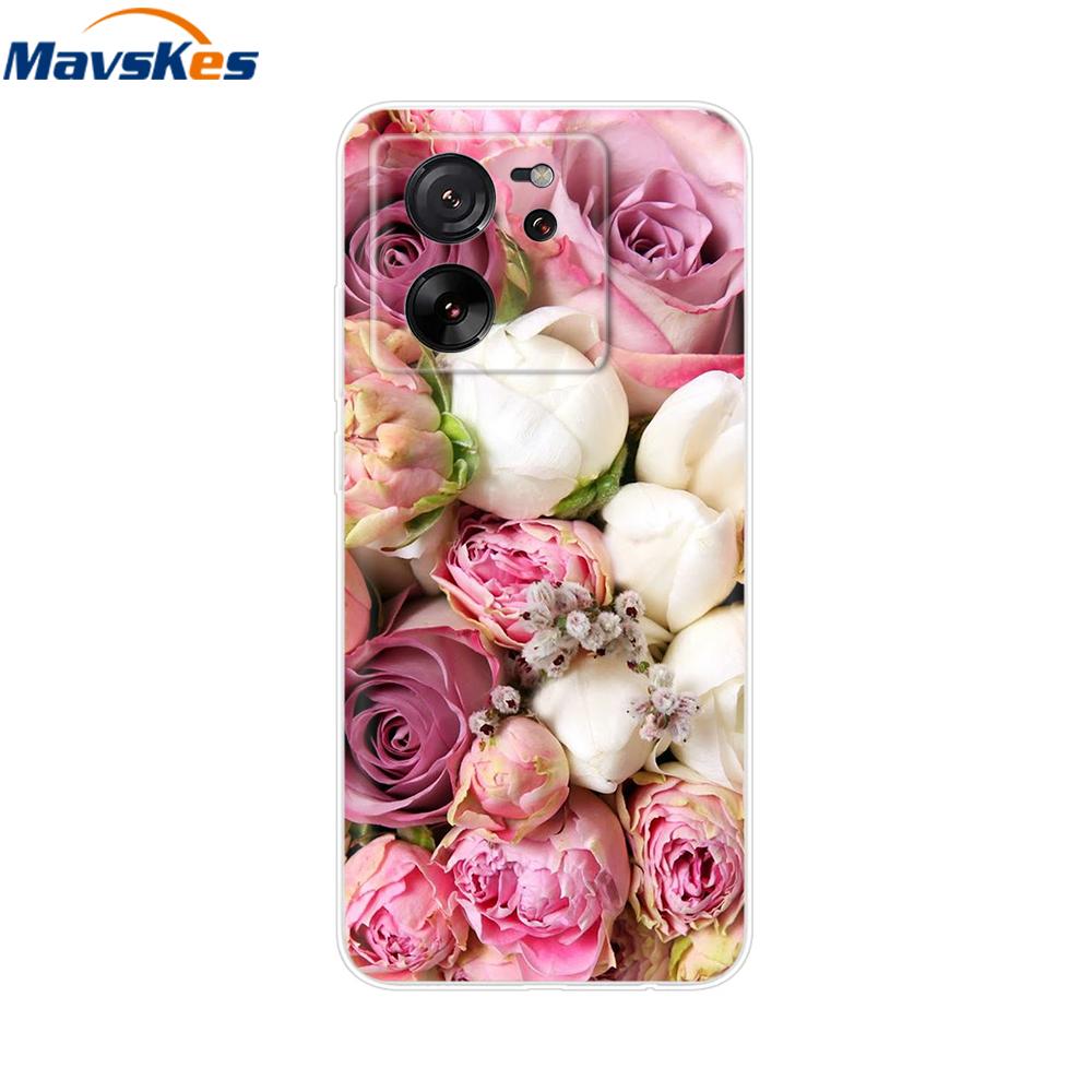 Clear Silicone Case For Xiaomi 13T Pro Back Cover For Xiaomi 13T Case Soft TPU Bumper Protective Phone Cases Mi13T Fundas Coque