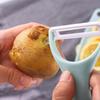 Ceramic Kitchen Knife & Peeler Set: Melon Slicer, Cutting Board, Baby Food Tools (3-Piece)