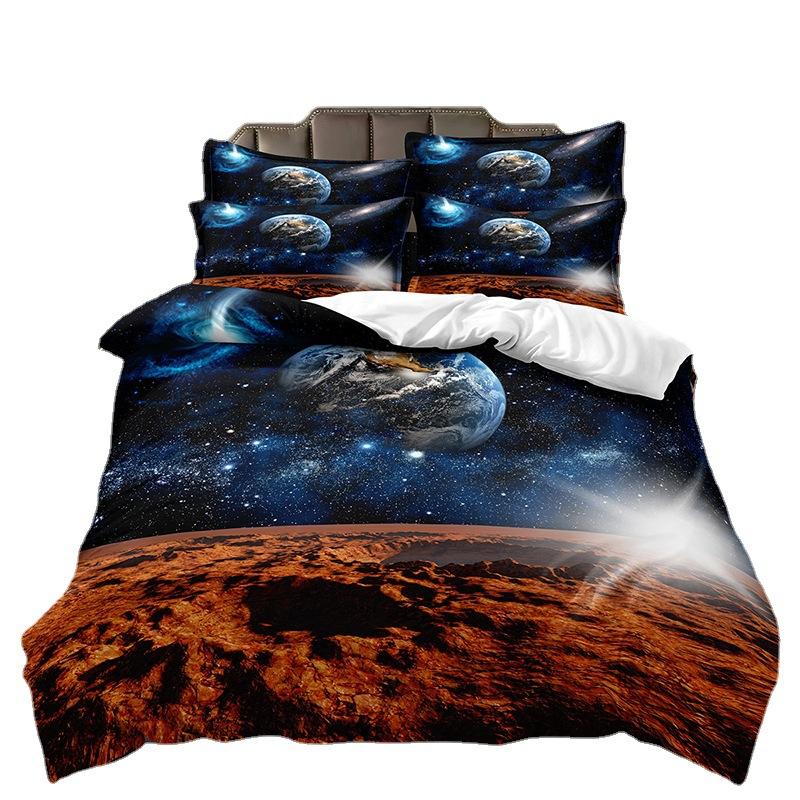 Fashion Technology Printing, 3D Digital Printing, Bedding, Duvet Covers, Pillowcases, Three-piece Sets