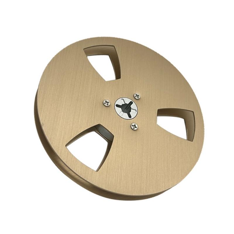 5 Inch Empty Tape Reel, 3 Holes Universal Open Reel Aluminum Alloy Take Up Reel To Reel Small Nab Opening Machine Part