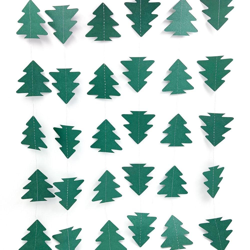 

Зеленая Рождественская Елка Подвесная Гирлянда Подвесной Декор Задника Украшение для Новогодней Вечеринки зелёный