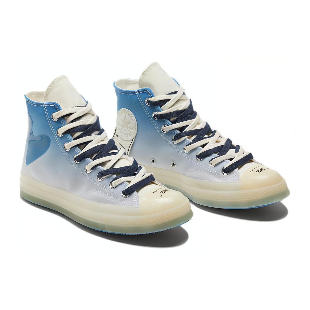 Nové Converse 1970s Chuck Taylor All Star Protiskluzové Odolné proti opotřebení Vysoké plátěné boty Unisex Modré A03747C