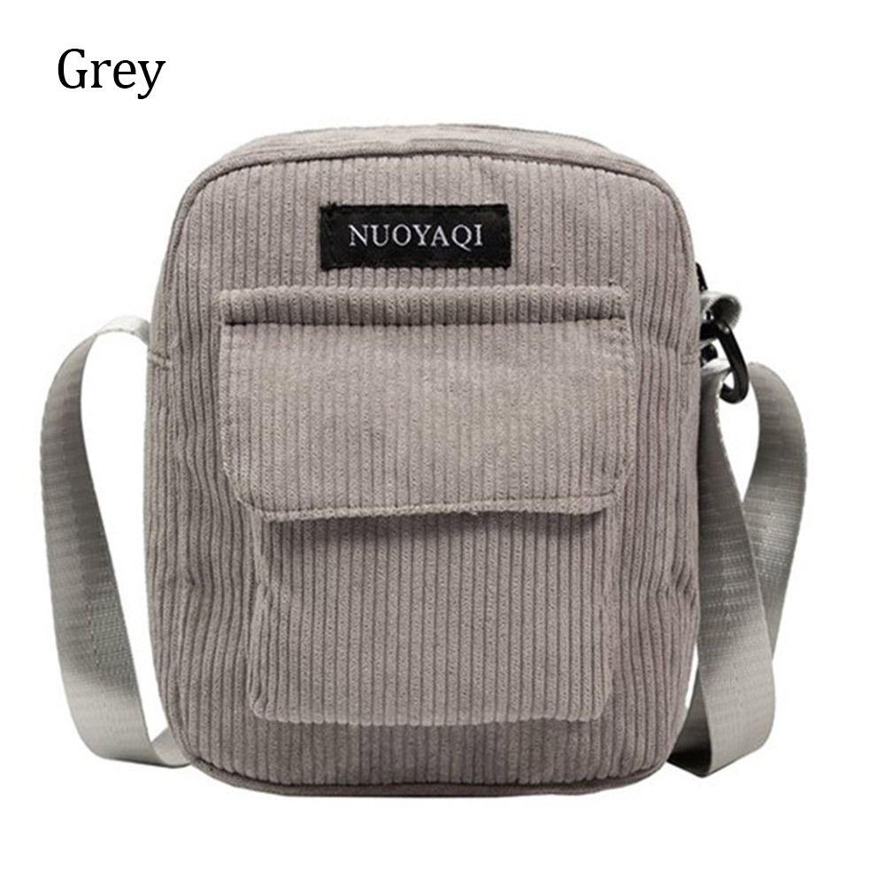 6 Farben Kord-Schultertasche Damen Herren Kord-Umhängetasche Niedliche Kleine Handtaschen Lässige Outdoor-Umhängetaschen