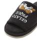 Gelato Pique HOMME Airy Moco Sleeping Dog Applique Room Shoes PMGS252947 DGRY Free Size