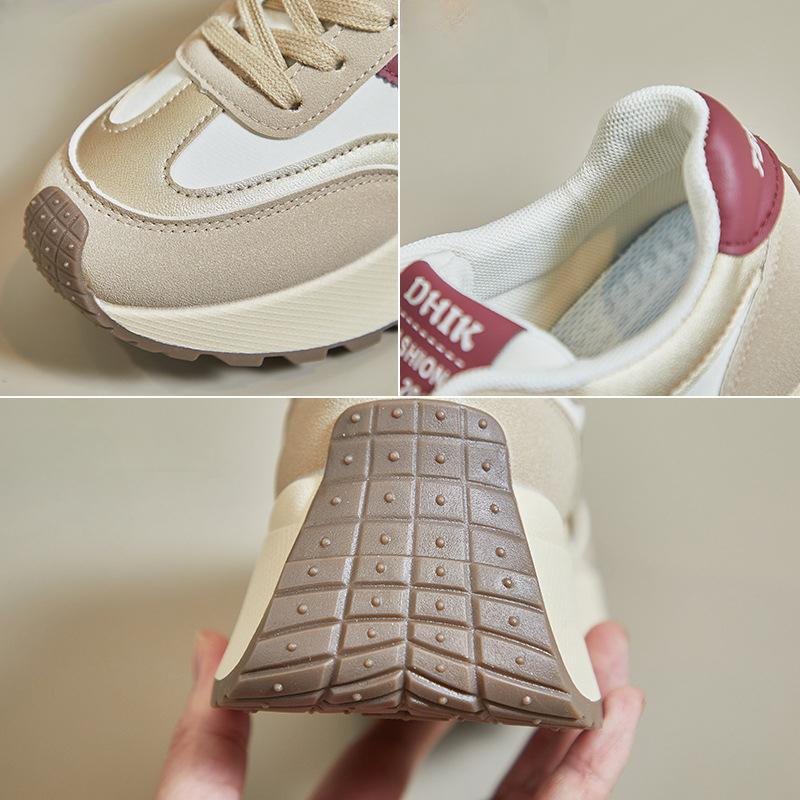 Spring Forrest Gump Shoes New Style of Female Students' Thick-soled Dad Shoes Heightened Sports and Casual Shoes