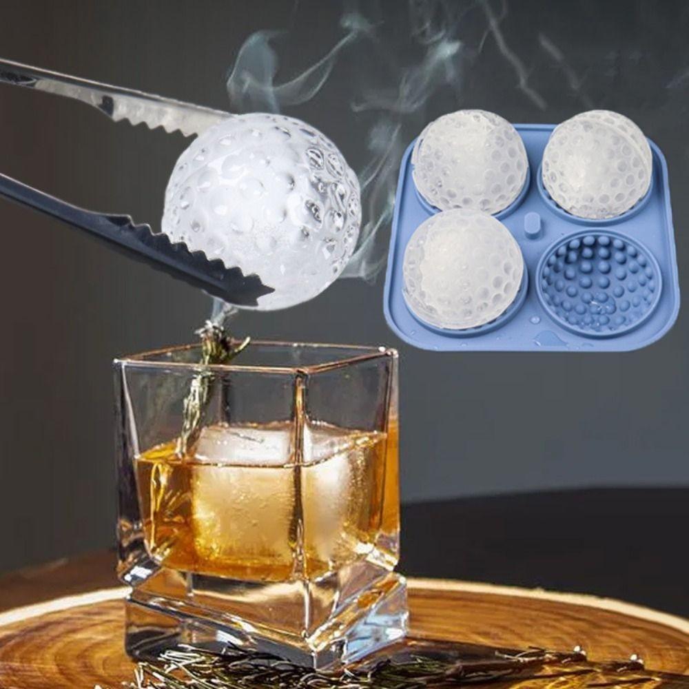 Trichterartiger Deckel Eiswürfelform Silikon Schokoladenform Barzubehör Golfball Eisform Sommer