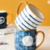 300ML Ceramic Coffee Mug Japanese Style Household Water Cup With Handlegrip Couple Cup Fashion Office Home Birthday Gift