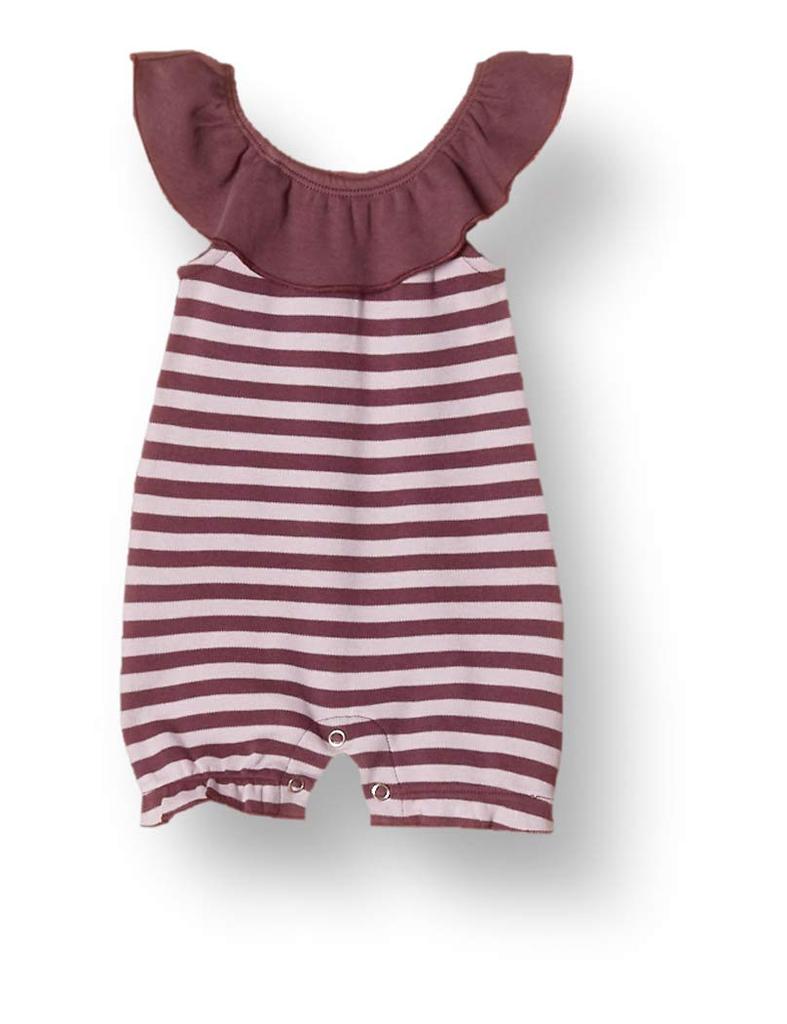 Striped Bubble Romper months [L'ovedbaby] sap-419 Lavender/Eggplant, 3-6 Lavender/Eggplant (Lavender/Eggplant Purple) 3-6M (for 3-6 months)