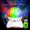 USB Charging Bluetooth Music Light Disco Rotating Stage Light LED RGB DJ Ball Party Wedding Atmosphere Lights