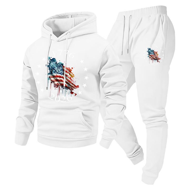 2025 Autumn Unisex Trendy Hooded Pullover Sweatshirt & Sportswear Set