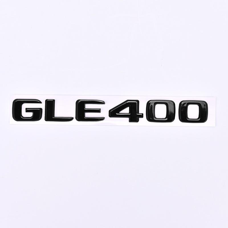 Compatible with New Mercedes GLE320, GLE400, GLE450, GLE500 Tail Badge Number Stickers