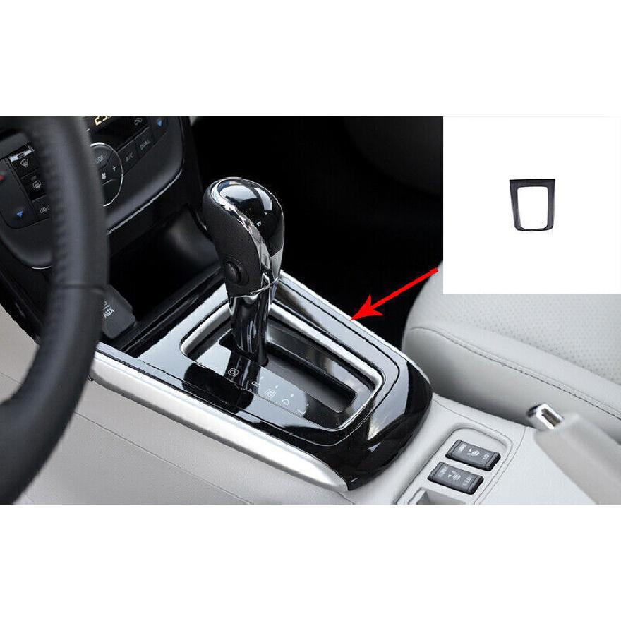 For Nissan Sentra Sylphy 2013- Black Steel Center Console Gear Shift Panel