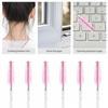 Tbestmax 300Pcs Disposable Eyelash Brush, Mascara Wands Makeup Brushes Applicators Kits for Eyelash Extensions and Eyebrow - Colorful Handle, Pink