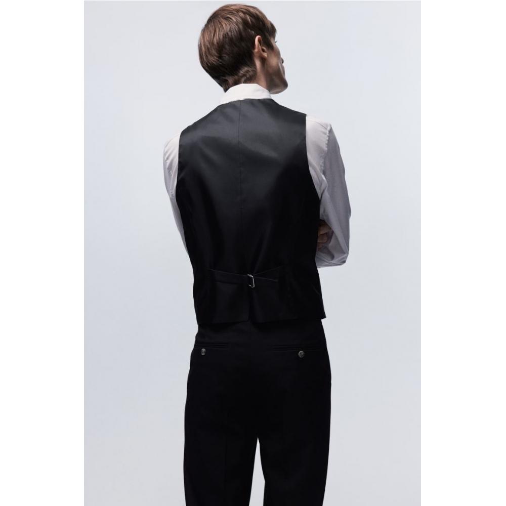 H M Suit Vest sliM Fit Black