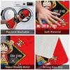 Anime One Piece Door Floor Bathroom Kitchen Mat Anti-Slip Indoor Pirate King Luffy Doormat Garage Entrance Carpet Rug
