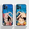 One Piece Luffy Boa·Hancock Case for iPhone 13 12 11 17 Pro Max 17Air XR 15 16 14 Plus 7 8 XS Max Black Soft Phone Cover