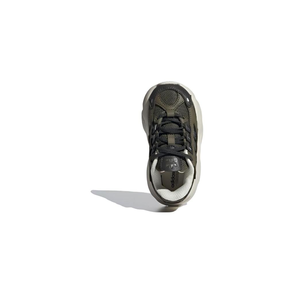 Adidas Originals Ozmillen EL Abrasion Resistant Abrasion Resistant Low top Toddler Shoes Army Green Baby IG1857