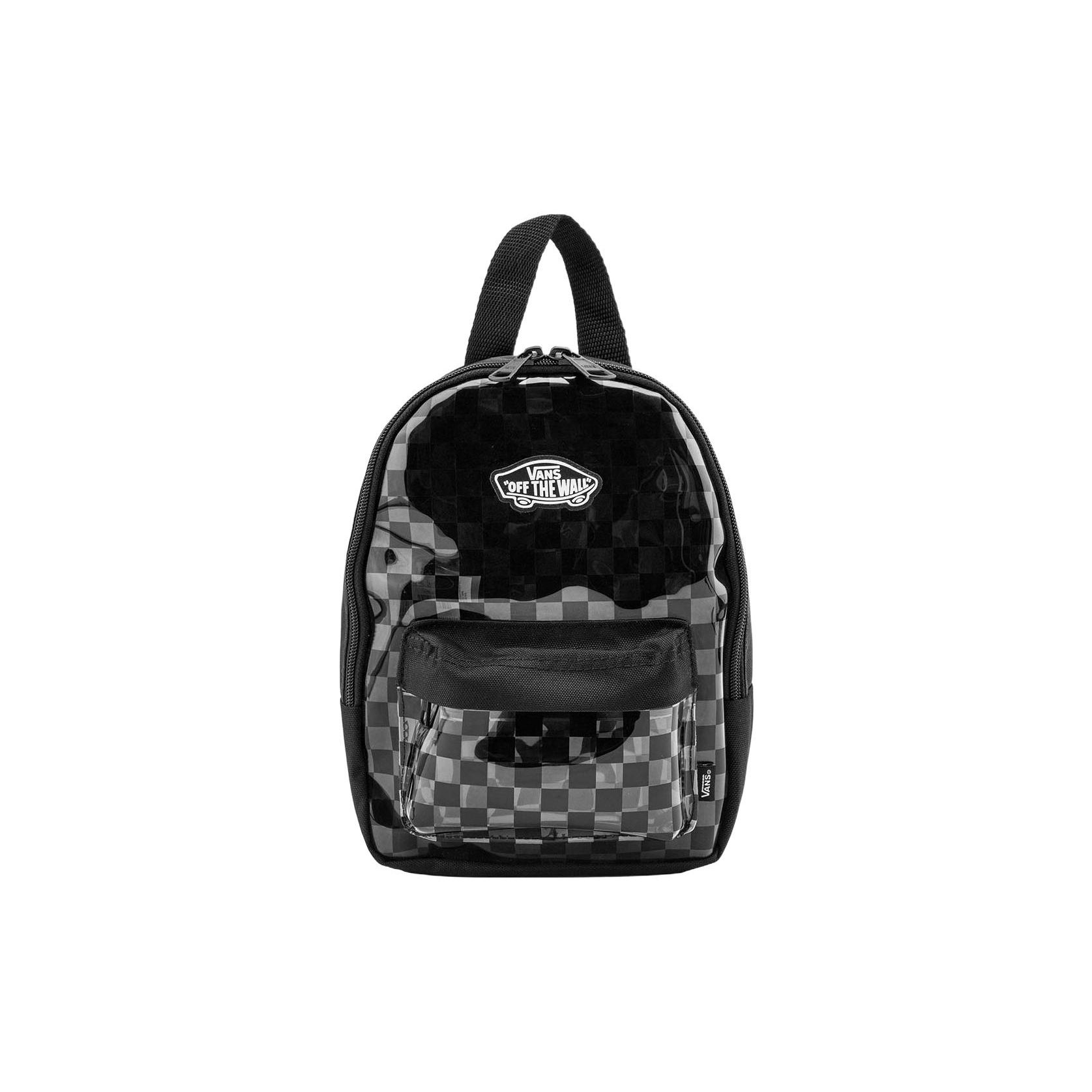 Vans Checkerboard Sports Casual Polyester Backpack Women Backpack Black VN0A5LHHBLK Black 6740₽