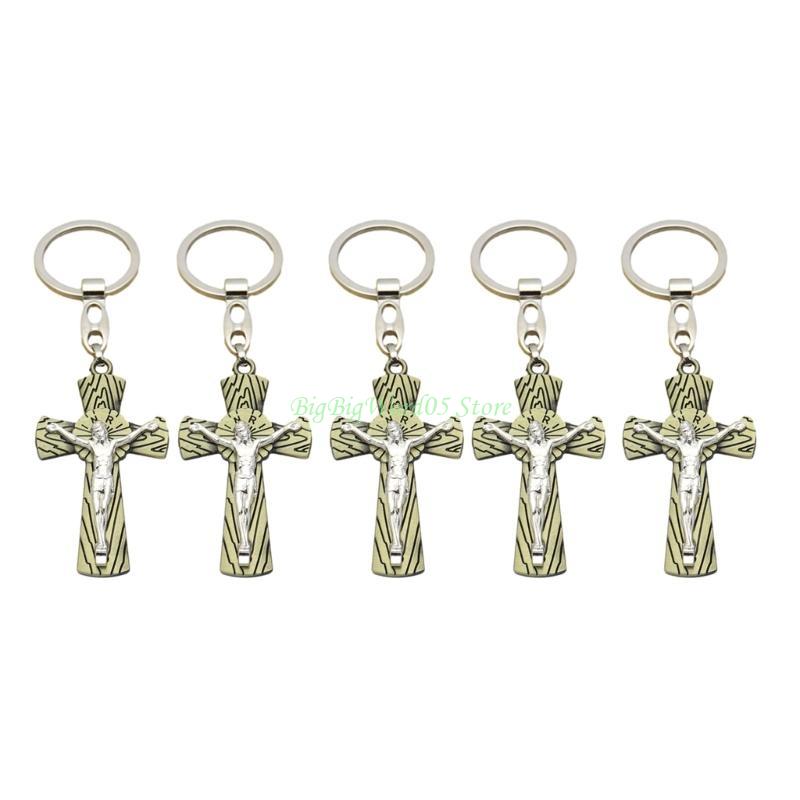 24TE Keychains Rings DIY Car Hanging Simple Jewelry Handmade Gift