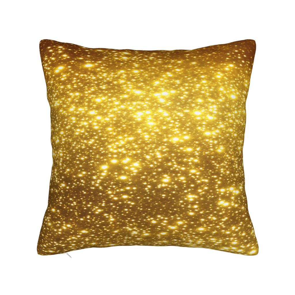 Glitzer Gold Kissenbezüge Retro Trendiger Kissenbezug Für Sofa Heimdeko Bequemer Kissenbezug