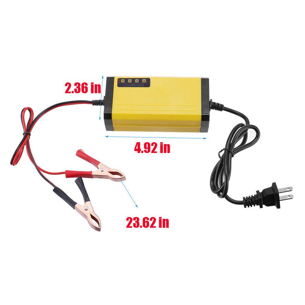 12v 2a Car Auto Battery Charger Led Display 220v 110v Automotive Truck Motorcycle Car Charger For 12v 20ah D6R1