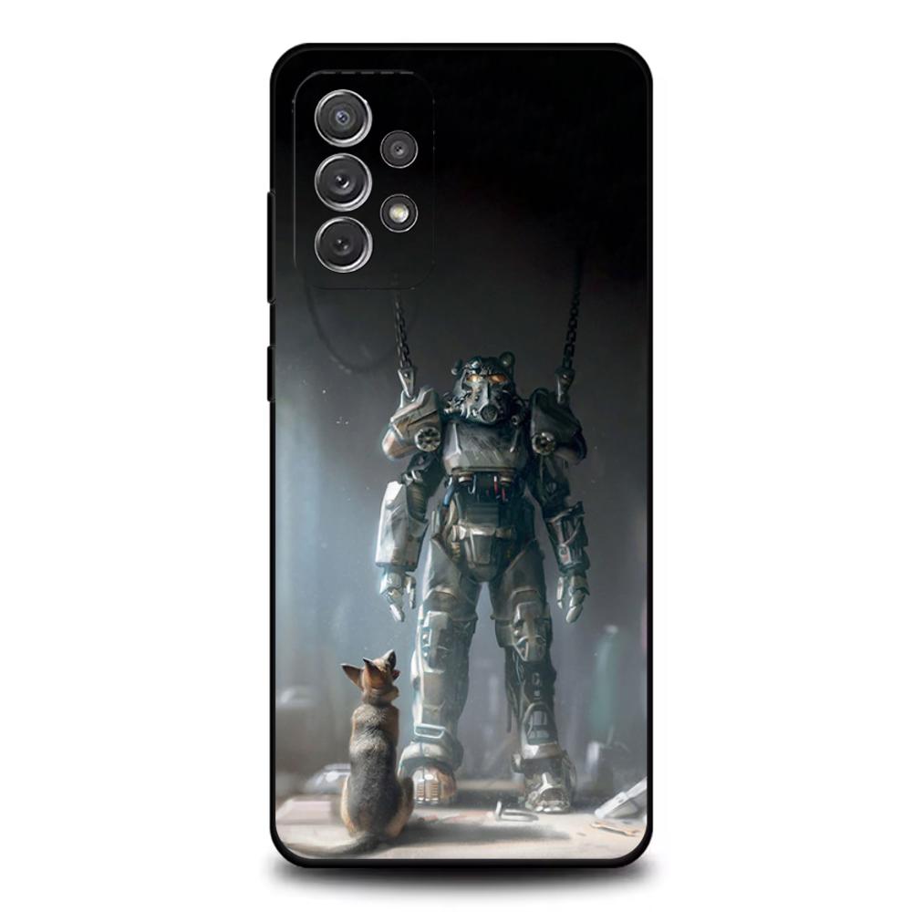 

F-Fallout S-Series 4 Крутой чехол для телефона для Samsung S25,S24,S21,S22,S23,S30,Ultra,S20,Plus,Fe,Lite,Note,10,9,5G Черная крышка Samsung S235G