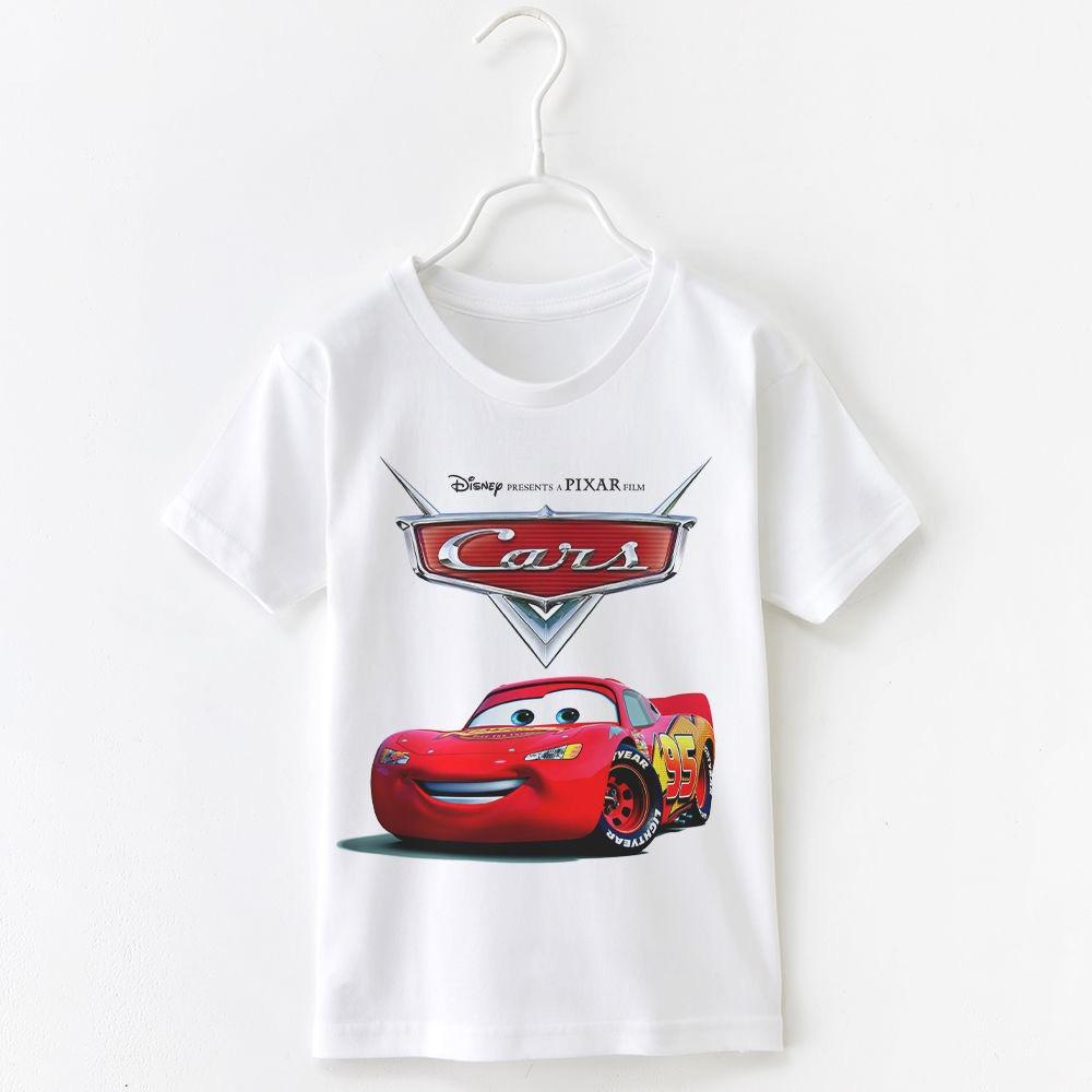 Graphic T-Shirt Lightning McQueen Cars 95 Hip Hop Vintage T-Shirt Harajuku Streetwear Cotton Summer Top T-Shirt Men Women Tee