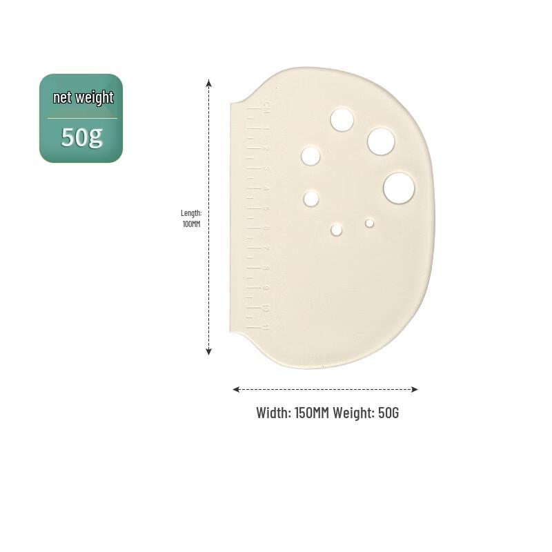 PP Dough Scraper & Cutter 5-Pack