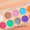Ashareya Dream Color Lidschattenpalette – 10 Glitzer-Nuancen für Bühnen-Make-up