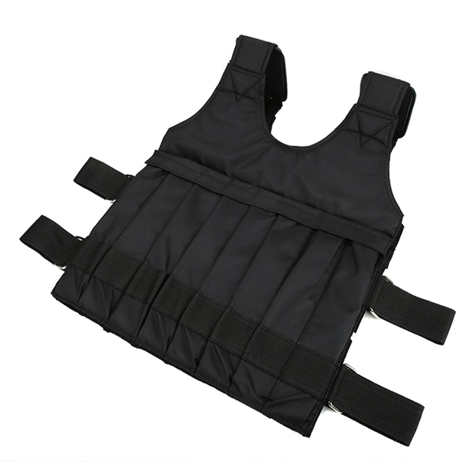Adjustable Maximum Load 20kg Weighted Empty Vest Jacket Exercise Training Waistcoat Without Weighted Accessories белый