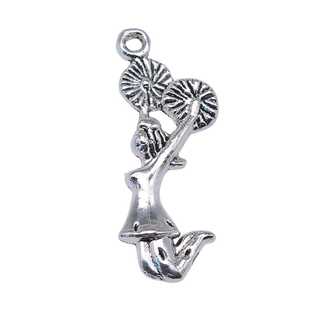 Dancing Boys Charms Girls Pendants For Dance Themed Jewelry Accessories Alloy