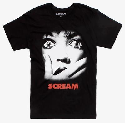 SCREAM Filmplakat 100% Baumwolle T-Shirt Herren Oberteil NEU Lizenziert & Offiziell XS-3XL