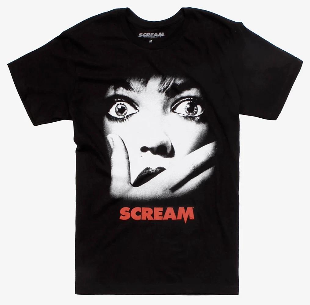 

SCREAM MOVIE POSTER 100% Cotton T-shirt Mens Tees Top NEW Licensed & Official XS-3XL 4XL