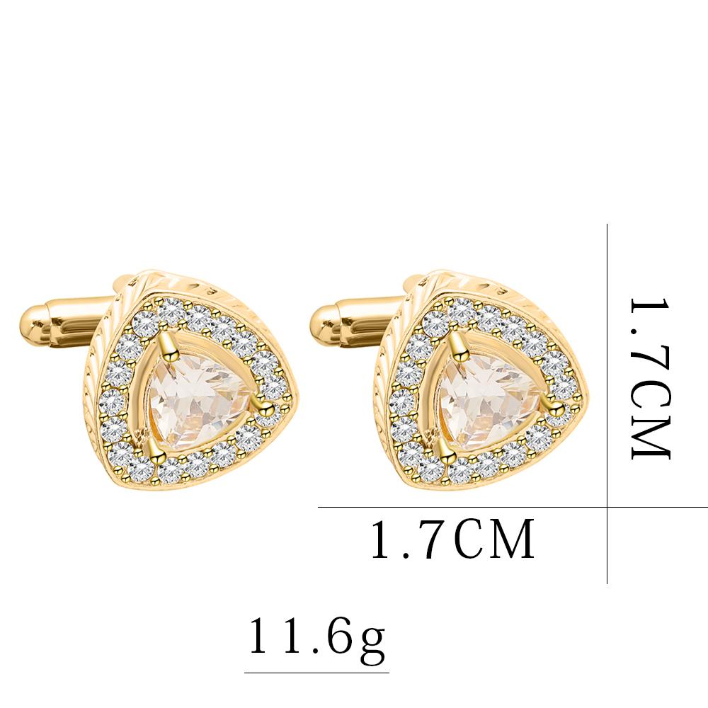 

Luxury Zircon Crystal Cufflinks for Mens Women Shirt Touch Heart Lawyers Cuff Links Arm Button Gemelos Shirt Clip Button Gifts