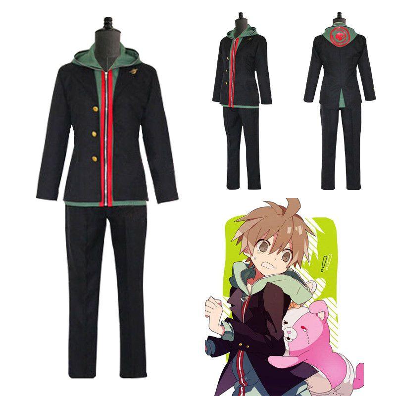 Authentic Danganronpa Trigger Happy Havoc Makoto Naegi Jacket Cosplay Hoodie