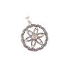 Natural Rose Quartz Gemstone 925 Sterling Silver Jewelry Handmade Pendant1.48" CP-29-31