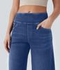 2025 Summer Women's High-Waisted Slimming Wide-Leg Jeans: Casual, Versatile, and Fashionable