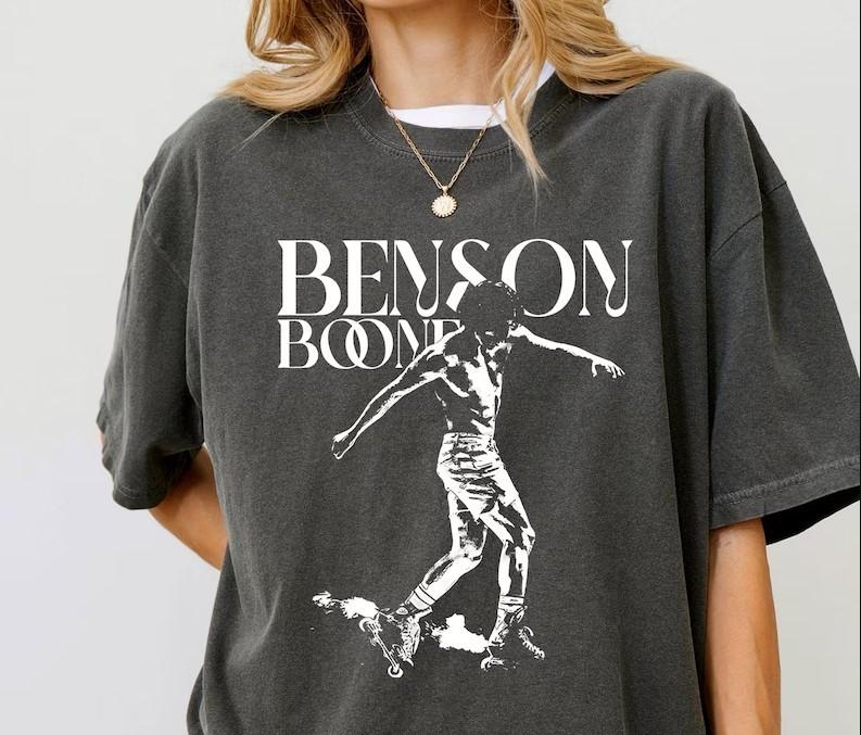 Benson Boone Tour Shirt Fireworks and Rollerblades, Album Concert Tee AN69354