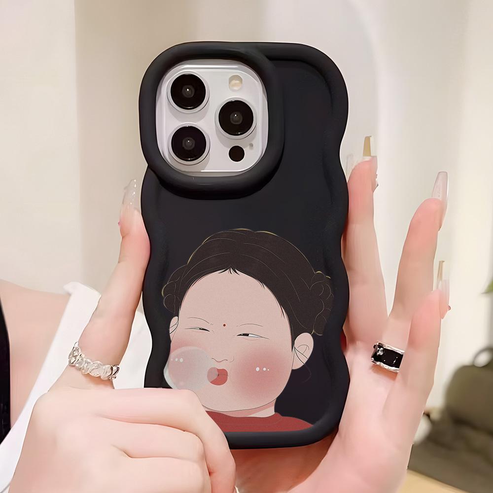 

Чехлы для мобильных телефонов iPhone 11 13 XR 15 Pro Max 12 14 Pro Max Чехол для iPhone 16 7 Plus 8 Plus XS Max 15 Plus Macaron Cartoon Cute Anti-Drop Водонепроницаемый iPhone 15 Plus чёрный